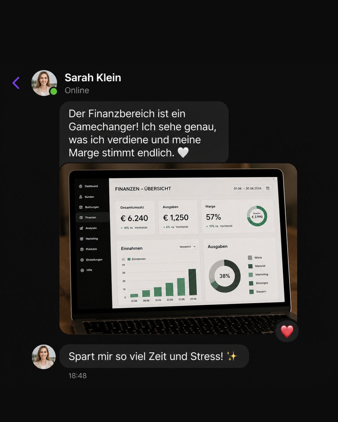 Erfahrungsbericht einer Visagistin, die das System nutzt