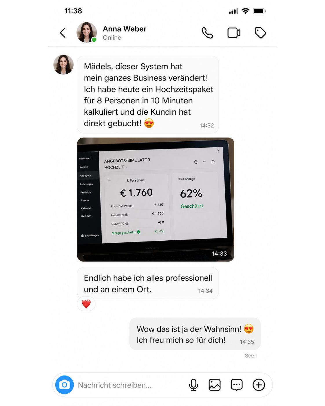 Erfahrungsbericht einer Visagistin, die das System nutzt